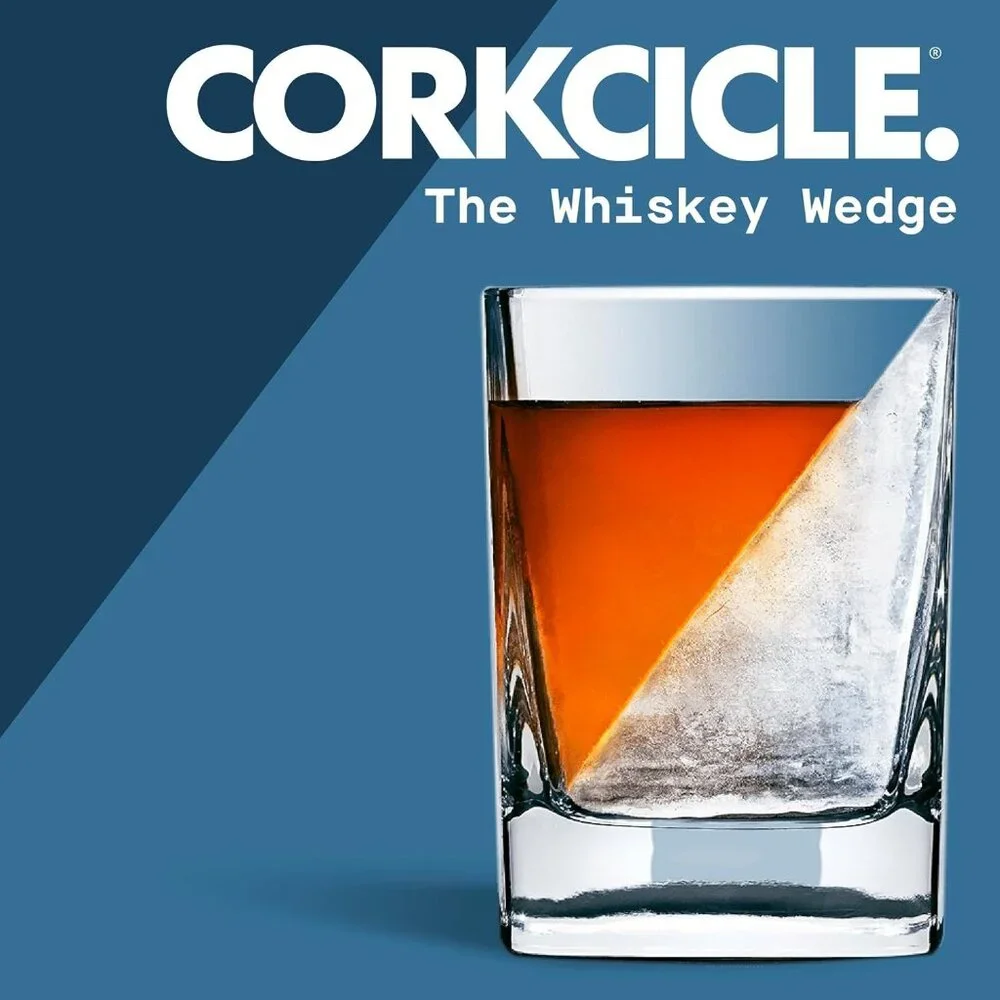 Corkcicle Whiskey Wedge Ice Wedge Whiskey Glass